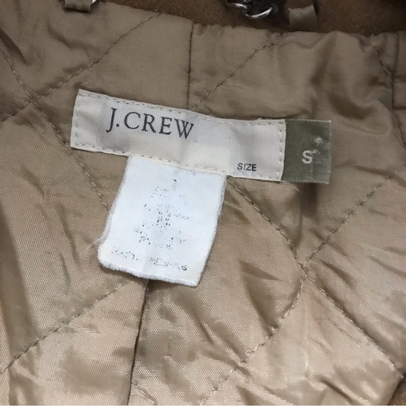 J Crew double breasted camel pea coat jacket - Picture 3 of 11